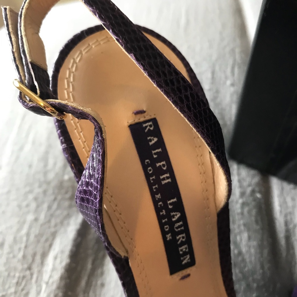 Purple Ralph Lauren Heels - Picture 6 of 7